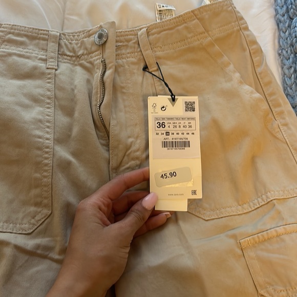 Brand new with tags zara cargo pants - Picture 3 of 5